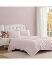 Laura Ashley 200 Thread Count Antoinette Cotton Percale Sheet Set