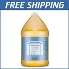 Concentrated Unscented Liquid Soap with Organic Oils - 1 Gallon for Home & Baby