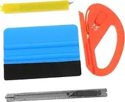 YOSADIER 4 Pcs Professional Window Tint Film Tool Kit Multifunctional Squeegee for Protective Film Installation for DIY Auto Wraps Wallpaper Applications
