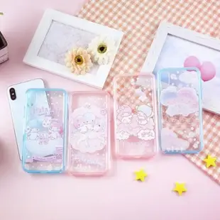 【SANRIO 三麗鷗】雙子星彩繪二合一雙料殼套_iPhone X/Xs(棉花糖)