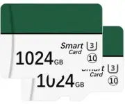 2X1TB High Speed ​​For Micro SD SDXC Class 10 Micro SD Card with Adapter