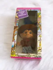 Ace Treasure Trolls Wishstone Blue Hair and Eyes Cowboy Troll