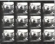 Hendrickson Contact Sheet Proof & Negatives Old Time Doctor Beard Hat Props R158