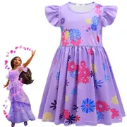 Girls Isabela Disney Encanto Madrigal Princess Dress - 7-8 Years
