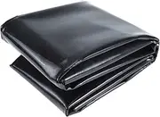 Black Pond Liner 1x8m 2x3m 3x4m 5x5m 6x9m 7x10m 10x12m HDPE Water Gardens Pond Lining 0.12mm Heavy Duty Underlay Membrane for Fish Ponds, Waterfall, Streams Fountains, Reservoirs(2x2.5m(6.5x8.3ft))
