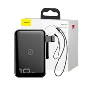 Baseus Mini S Bracket 10W Wireless Charger Power bank 10000mAh 18W-Black