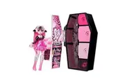 Monster High Skulltimate Secrets Fearidescent Series Doll Accessories, Draculaura, Dress-Up Locker 19+ Surprises