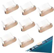 SHINEOFI 8Pcs Type C Dust Plugs USB Charging Port Covers Compatible with Type Dust Protectors with Sleek Design for Device Protection