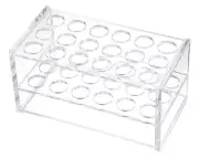 Beads Tube Holder or Lab Acrylic Stand Rack 18 Wells x 10ml Tubes-NO TUBES INCL