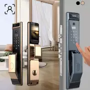 Digital Password Electronic Locks Unlock Fingerprint Smart Door Lock 3D Face