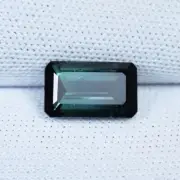 2.44 Cts Best Luster Natural Indolite Blue Tourmaline - Octagon Cut...!!!