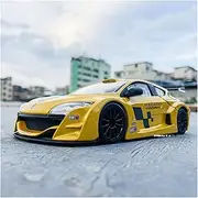 Finished Scale Model Simulation 1:24 for Renault Megane Speedway Die-cast Alloy Car Model Static Scale Model Exquisite Collection Holiday Presents Presents Ornaments