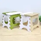 Plastic Folding Small Stool Thickened Step Stool New Fishing Bench Household