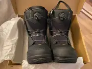 Salomon Fraction BOA Black Snowboard Boots Women's Size US 6.5