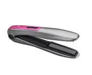 Charging Hair Straightener USB Wireless Portable Mini Curler Negative ion Volume Straight Dual-use Electric Splint-Grey