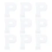 Letters P Patches White Iron-On Letters Patch for Clothing Repair 9 Pcs