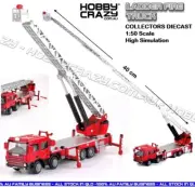 Toy Fire Truck Rescue 1:50 Collector Fire Ladder Diecast Fire Engine Toy Model