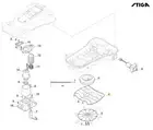 Protection Bellows Engine Original Stiga a3000 Rtk Robot Lawn Mower 322110187/0