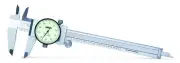 INSIZE - 0 - 6" Dial Calipers .001 Grads - Shock Proof - Stainless w Cert 1311-6