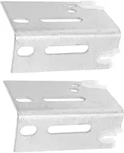 CLISPEED 2 Pcs Radiator Hook Hooks Radiator Shielding Rack Heavy-duty Mounting Hardware Wall Mounted Suspension Bracket Garage Door Bracket Exhaust System Hanger Silver Steel Galvanized