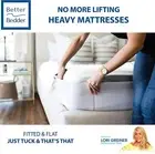 Lori Greiner Better Bedder Holds Flat Bed Sheets - QUEEN or KING Fits all height