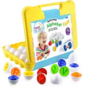 NEW Magic Sensory Alphabet Eggs Learning Playtime Fun Toy Gift Set (18 months +)