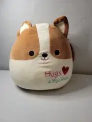 REGINALD CORGI DOG Medium Size Plush SQUISHMALLOW 2020 KELLY-TOYS New W Tags