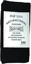 Hi Lift Hairdressing Towels 10 Piece, Black, 10 count