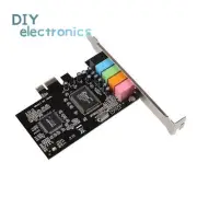 PCI-E PCI Express 6 Channel 5.1 CMI8738 Audio Sound Card PC windows7/8