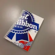 Pabst Blue Ribbon Beer Case Blank Book / Journal / Sketch Book ~ PBR