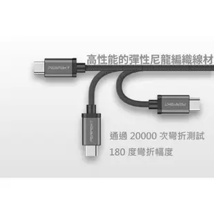 PT-20130 免運 和 PERFEKT USB3.2 Type-C to USB A Male 鋁合金快速充電傳輸線