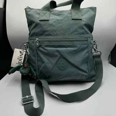 Kipling Eleva Crossbody/Shoulder Tote Bag Light Aloe K12362 "NWT"