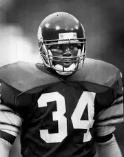 Herschel Walker Minnesota Vikings looks on 1990s Old Photo