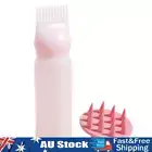 - 120ML Scaled Shampoo Bottles with Hair Washing Comb Color Cream Shampoo Bottle