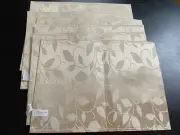 Ne Classicivine Leaf Design 18” X 13” Table Placemats Gold / Set Of 6 NWT