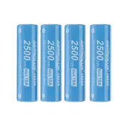 4Pcs Astrolux® E1825 18A 2500mAh 3.7V 18650 Li-ion Battery Unprotected High Drain Rechargeable Lithium Power Cell For As