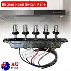 4/5 Push Button Kitchen Hood Switch Universal Attachments Replace Control Board