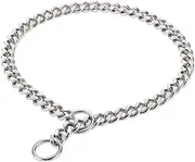 SGODA Chain Dog Training Choke Collar, SUS304, 26in, 4.0mm