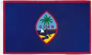 10 x "GUAM" flag 2x3 ft polyester banner Oceania Micronesia Mariana Islands US