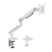 Brateck Single Monitor Premium Slim Aluminum Spring-Assisted Monitor Arm Fix Mos