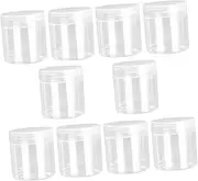 Baluue Refillable Empty Lotion Bottles Pcs Ml Plastic Bottles Round Shape and Plastic