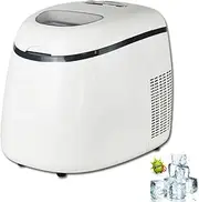 Ice Maker Machine Countertop,Portable Ice Cube Maker, Makes 22 Lbs Ice in 24 Hrs-Ice Cubes Ready in 10-13 Mins