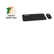 Slim Bluetooth Combo, Wireless Keyboard and Mouse, Quiet and Portable, Custom...
