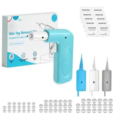 Skin Tag Remover Painless Mole Wart Removal Kit Device Face Care Beauty Tool New