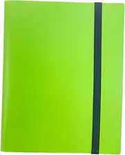 Ｓｉｍｈｏａ Side Loading Pocket Binder for Trading Cards, and Baseball, Green