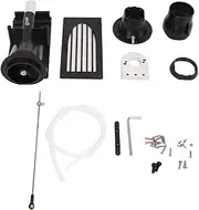 40MM Remote Control Boat Jet Pusher Oversized Caliber Pump Jet Water Pusher Boat Thruster for RC Boat Thruster Jet Pump Set Pusher Spray Water Thruster (Black)