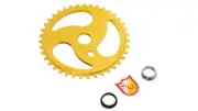 S&M Chain Saw BMX sprocket chainwheel 42T GOLD