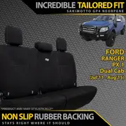 Ford Ranger PX I Neoprene Rear Row Seat Covers (Made to Order)