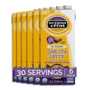Oregon Chai Original Chai Concentrate, 32 Fluid Ounce (Pack of 6) Free Shipping.