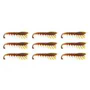 3x 3PK 4.5In Rapala Crush City The Imposter Plastic Prawn Lures - Motor Oil UV